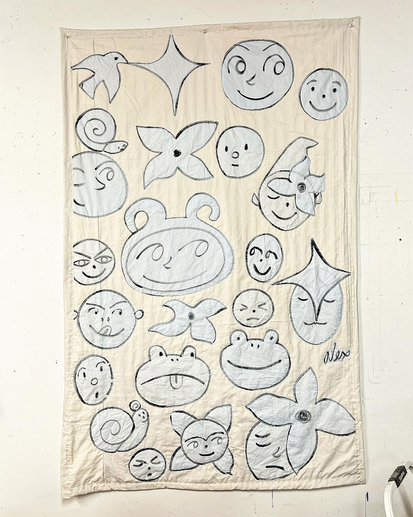 Faces Quilt ~ 'Outdoor Recess'