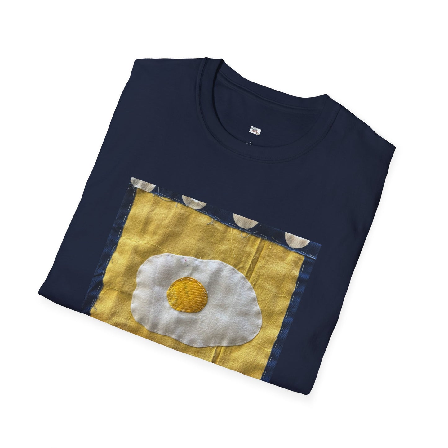 Quilted Eggy T-Shirt - Unisex Softstyle - You are the egg of my life.