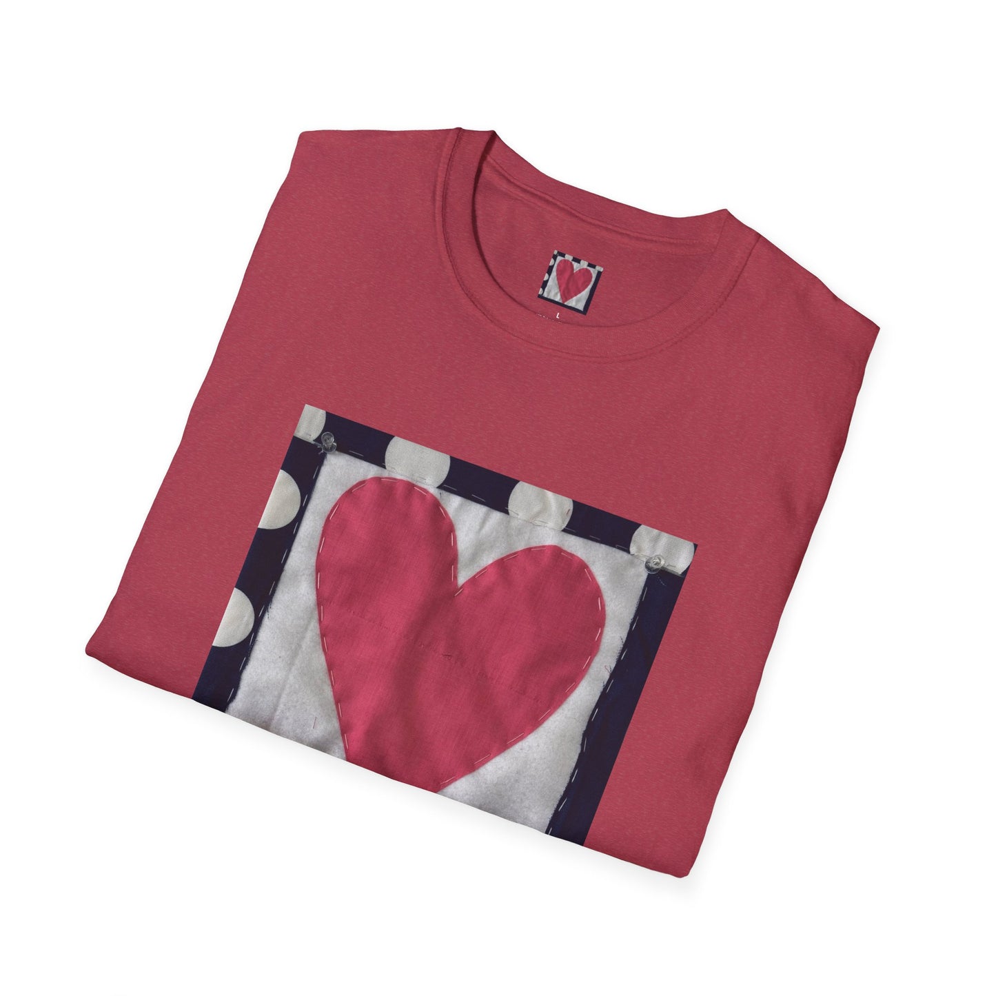 O, my Quilted Heart, a T-Shirt