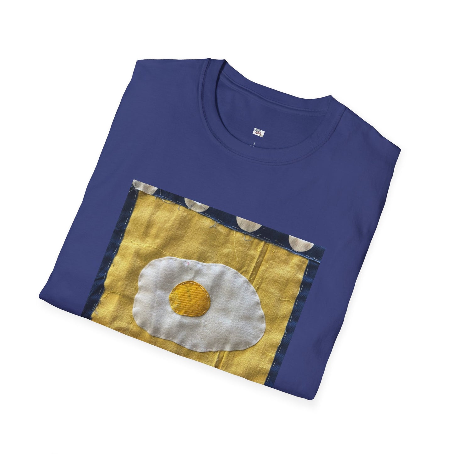 Quilted Eggy T-Shirt - Unisex Softstyle - You are the egg of my life.