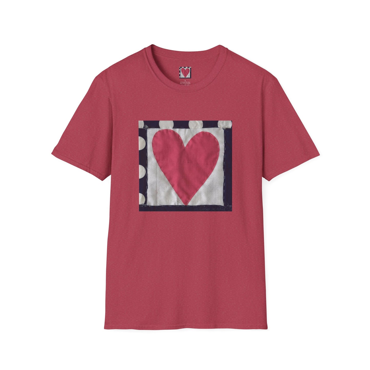 O, my Quilted Heart, a T-Shirt