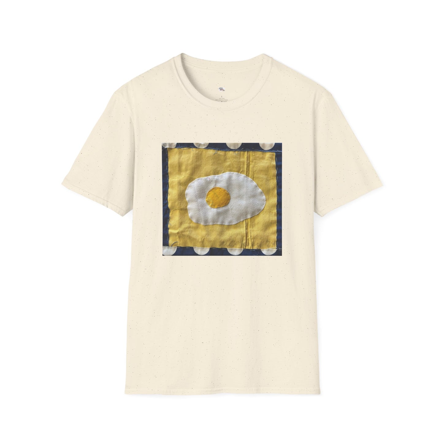 Quilted Eggy T-Shirt - Unisex Softstyle - You are the egg of my life.