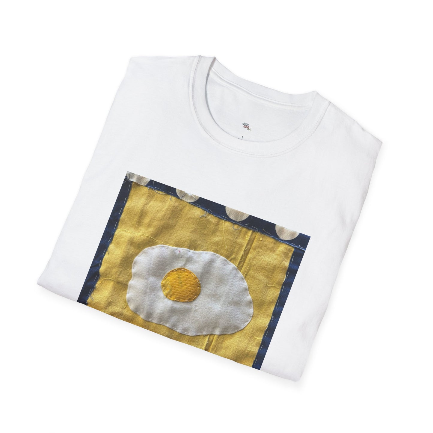 Quilted Eggy T-Shirt - Unisex Softstyle - You are the egg of my life.