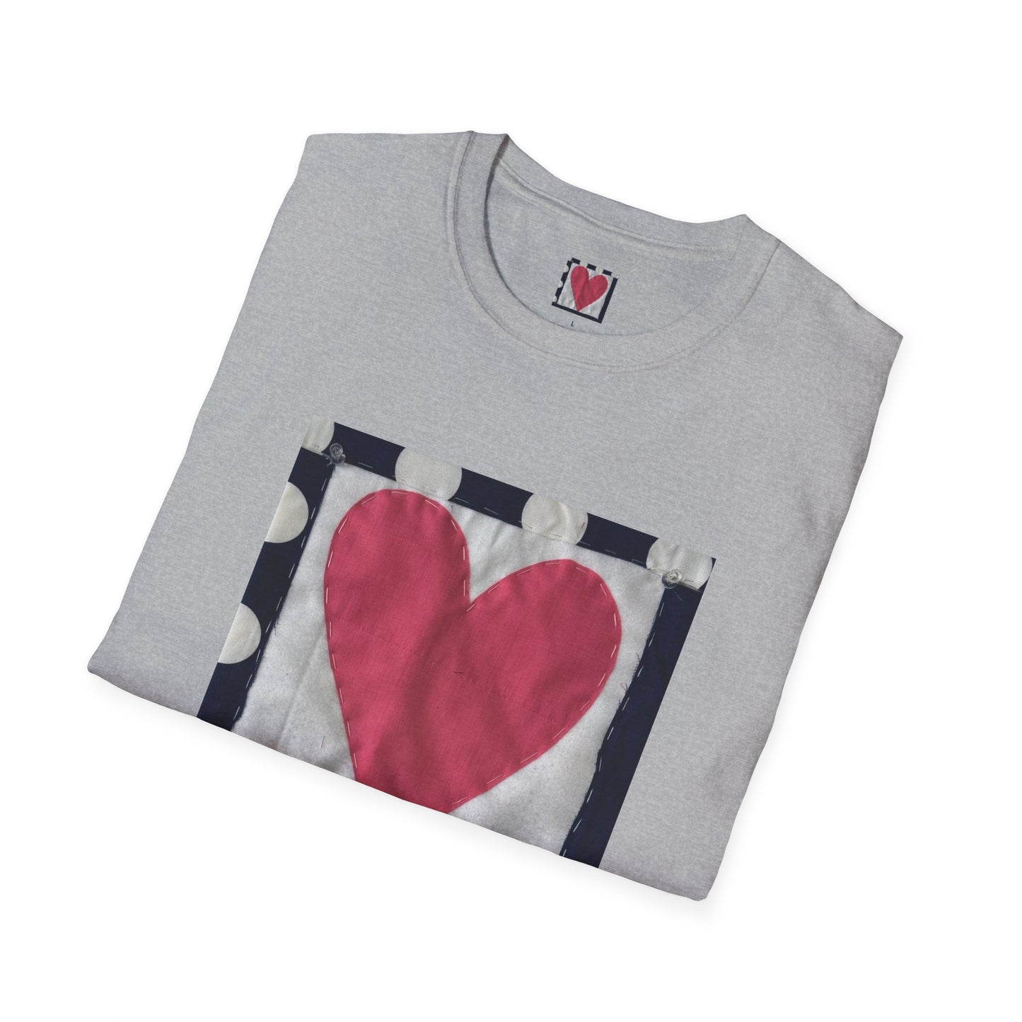 O, my Quilted Heart, a T-Shirt