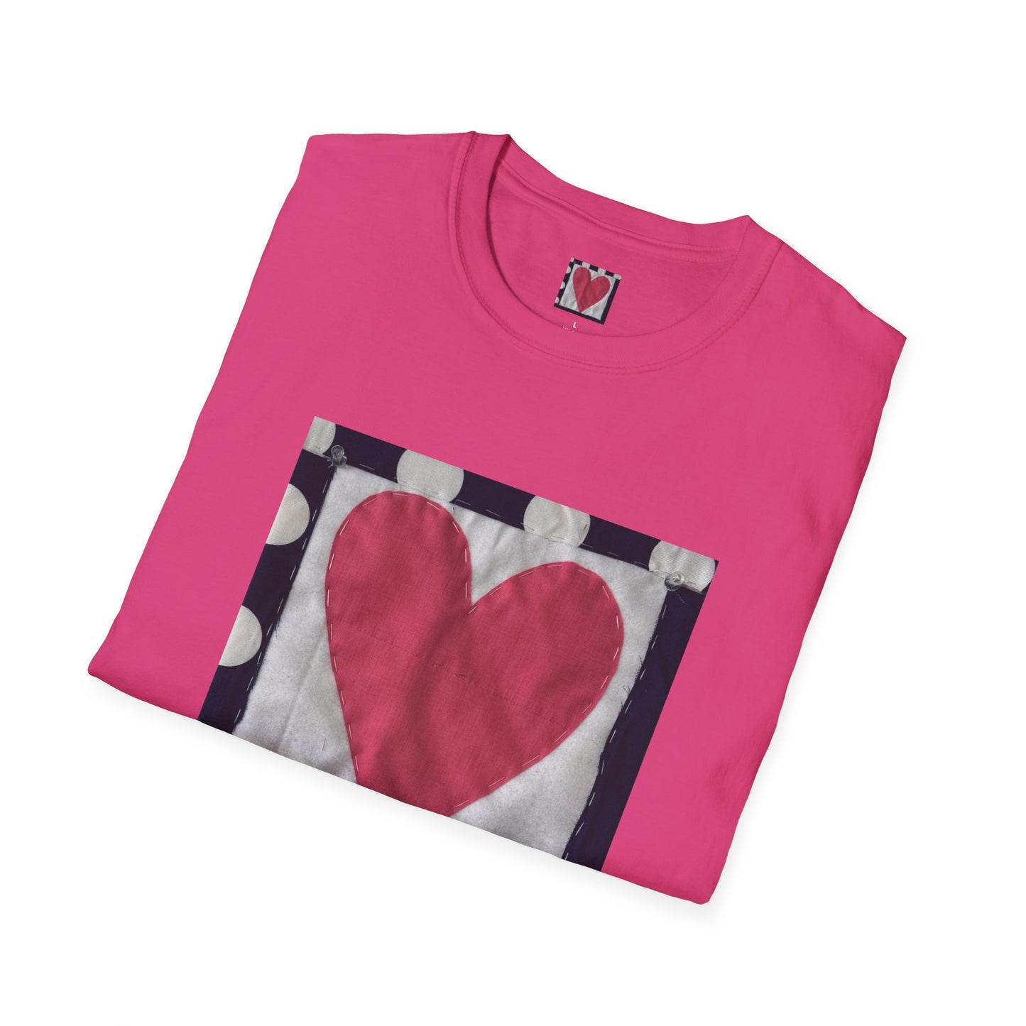 O, my Quilted Heart, a T-Shirt