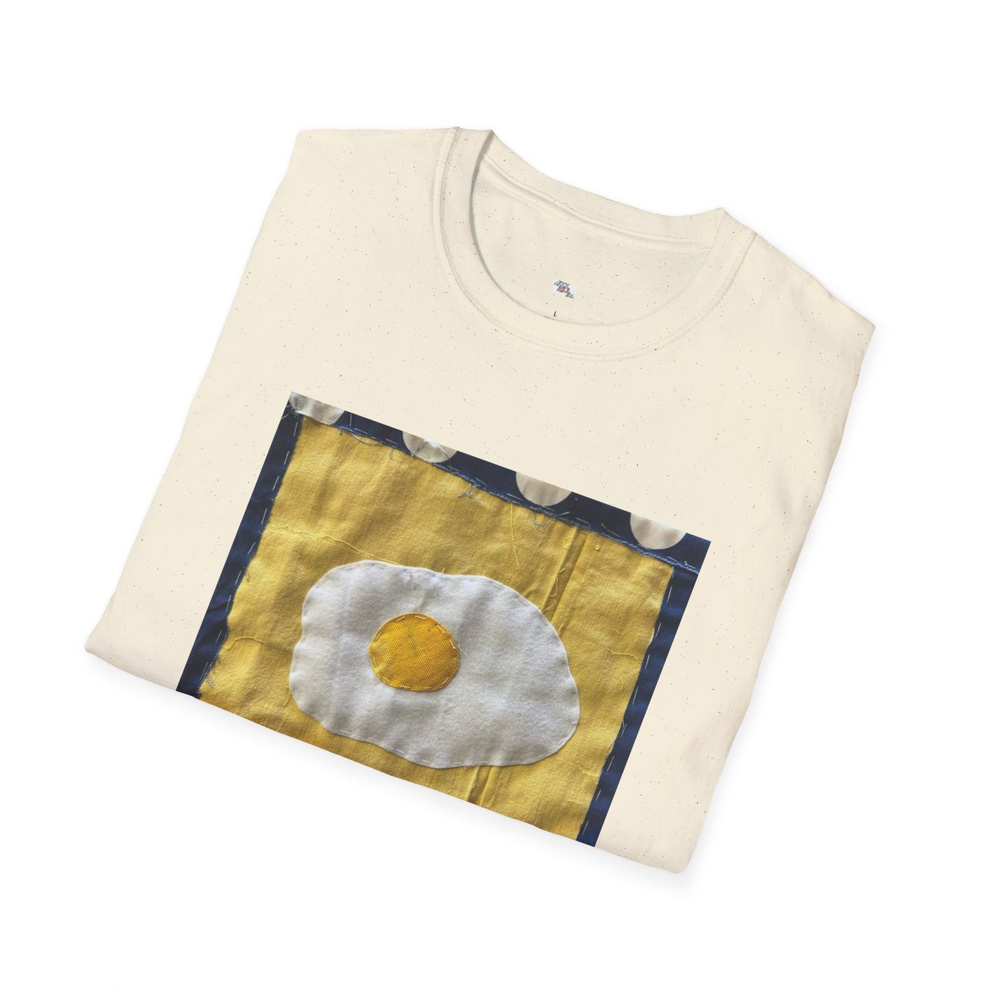 Quilted Eggy T-Shirt - Unisex Softstyle - You are the egg of my life.