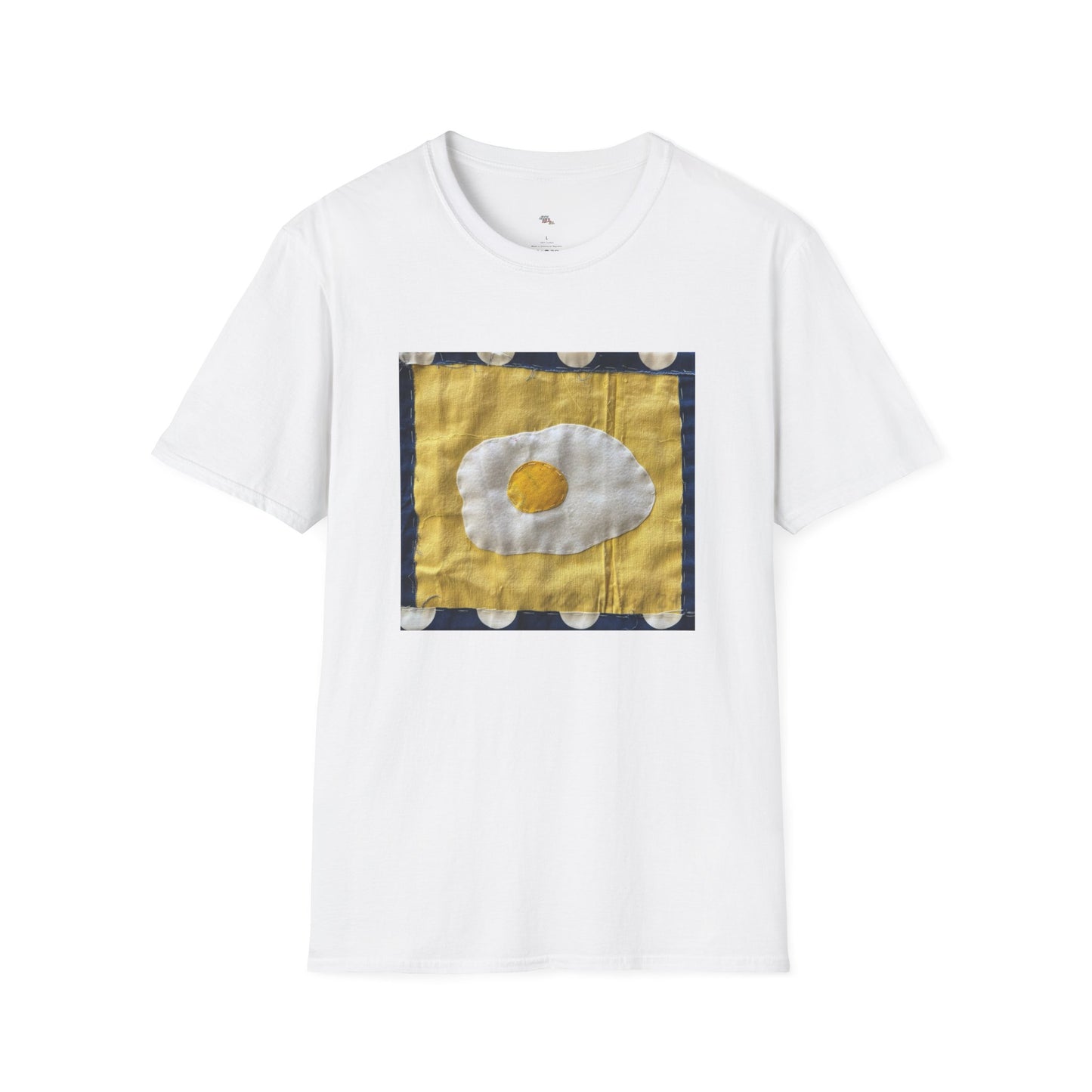 Quilted Eggy T-Shirt - Unisex Softstyle - You are the egg of my life.