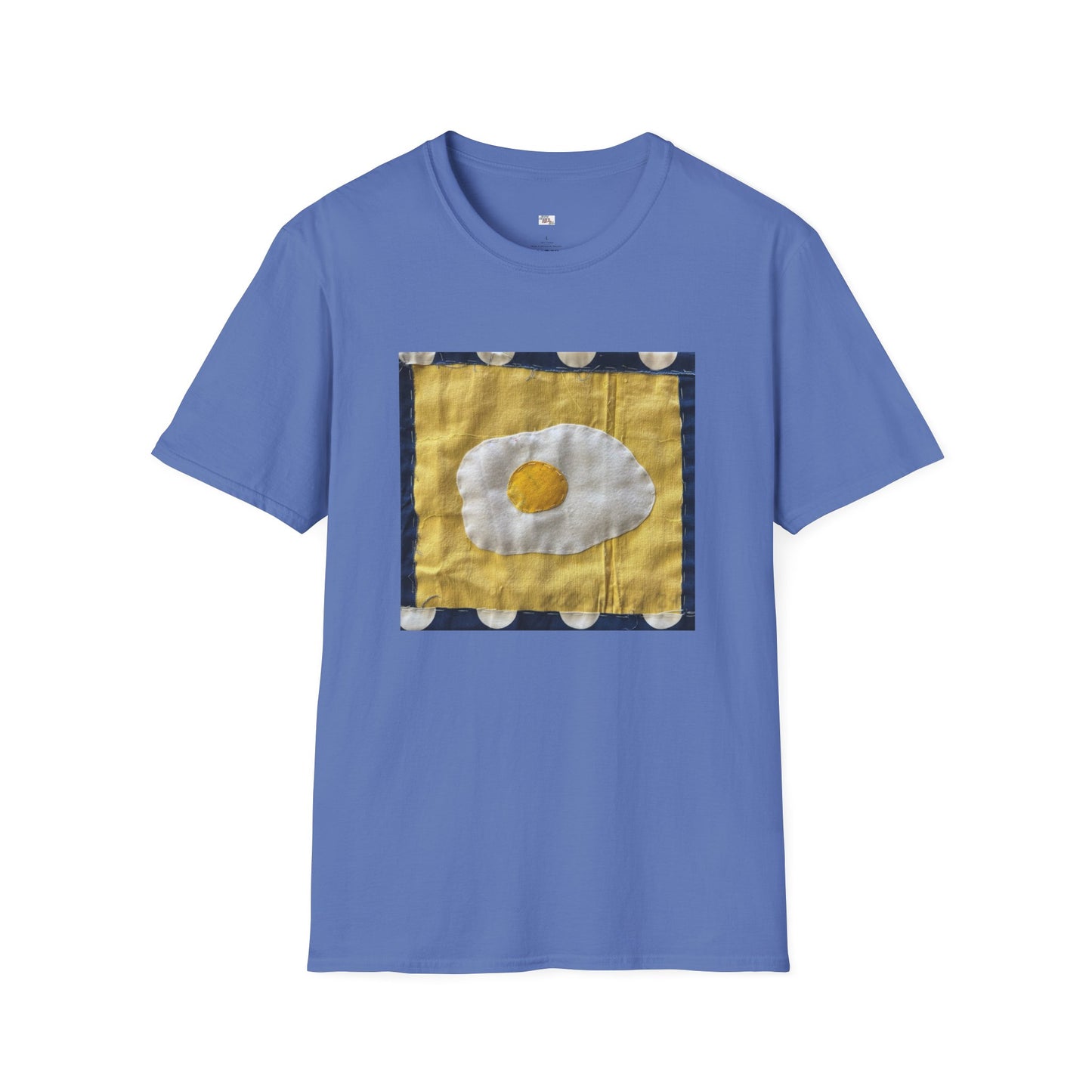 Quilted Eggy T-Shirt - Unisex Softstyle - You are the egg of my life.