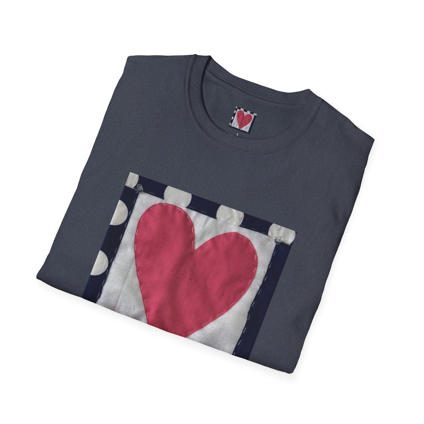 O, my Quilted Heart, a T-Shirt