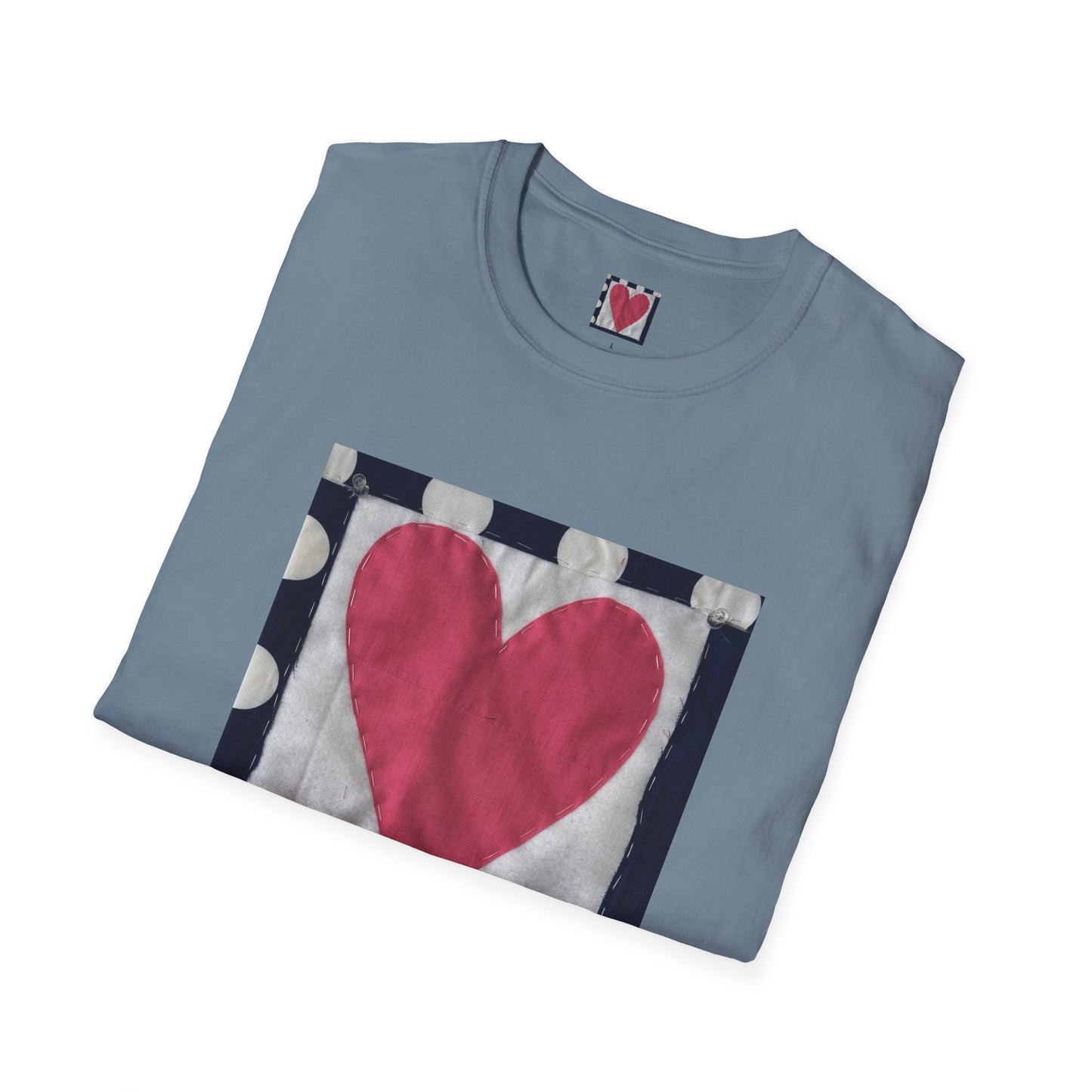 O, my Quilted Heart, a T-Shirt