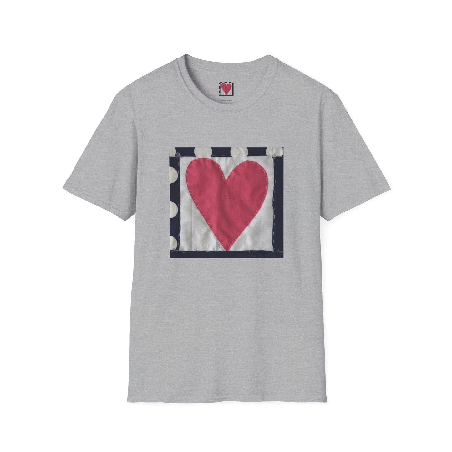 O, my Quilted Heart, a T-Shirt